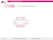 Tablet Screenshot of lgimagebank.com